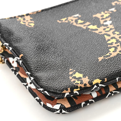 Louis Vuitton Monogram Giant Jungle Pochette Double Zip Black 7 of 8