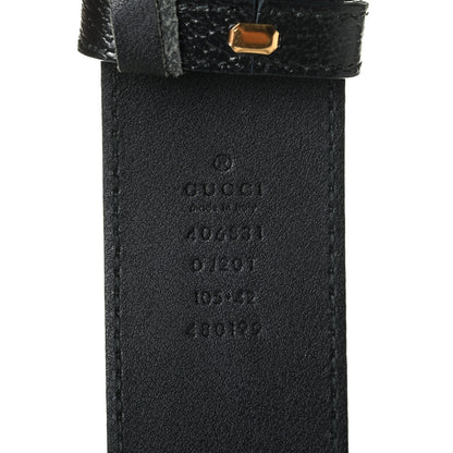 Gucci Textured Calfskin Double G 40mm Belt 105 42 Black 5 of 5