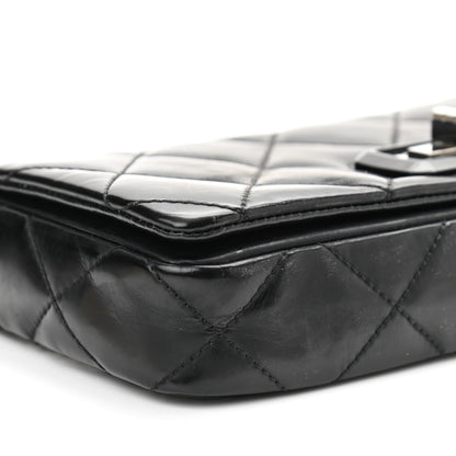 Chanel Patent Quilted Mademoiselle East West Flap Black 8 of 15