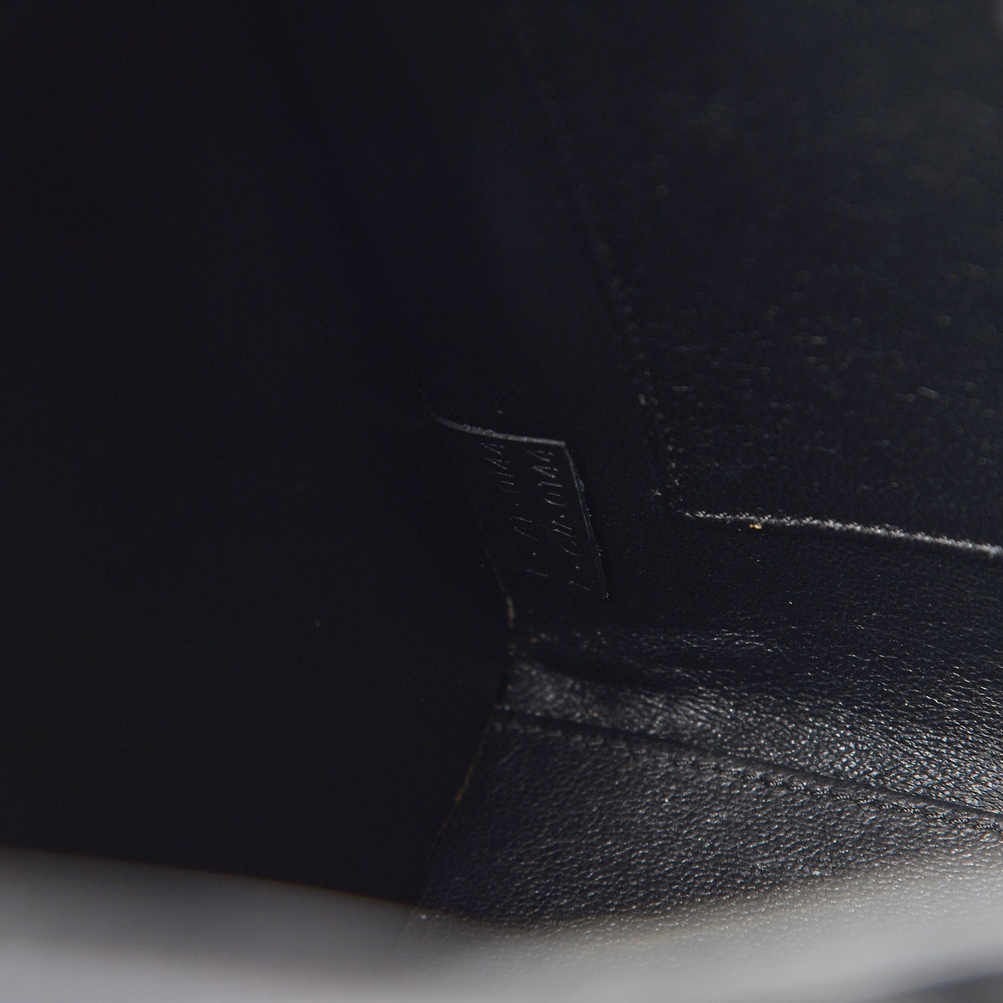 Smooth Calfskin Nano Luggage Black