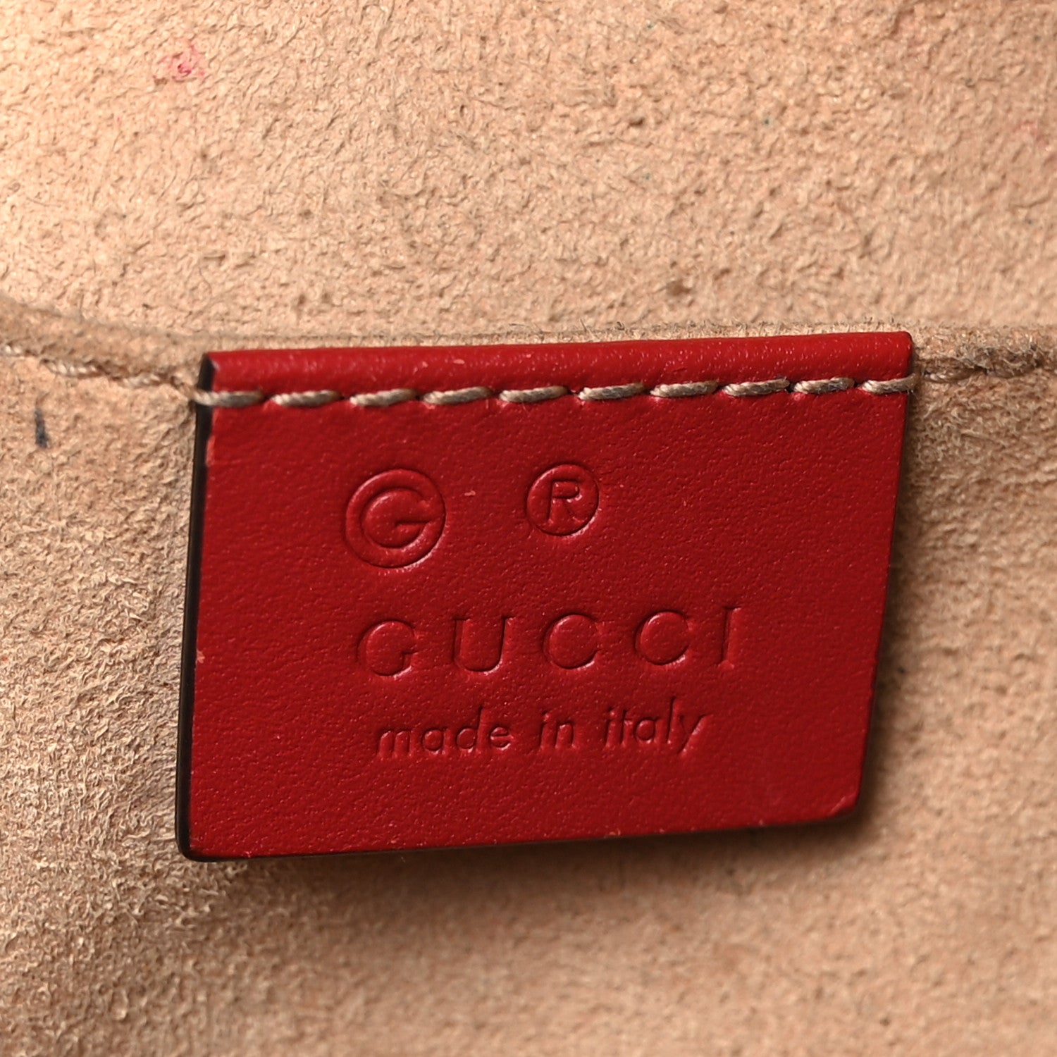 Gucci GG Supreme Monogram Blooms Mini Chain Shoulder Bag Beige Blue Navy Hibiscus Red 6 of 12
