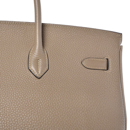Hermes Taurillon Clemence Birkin 40 Gris Tourterelle 31 of 33