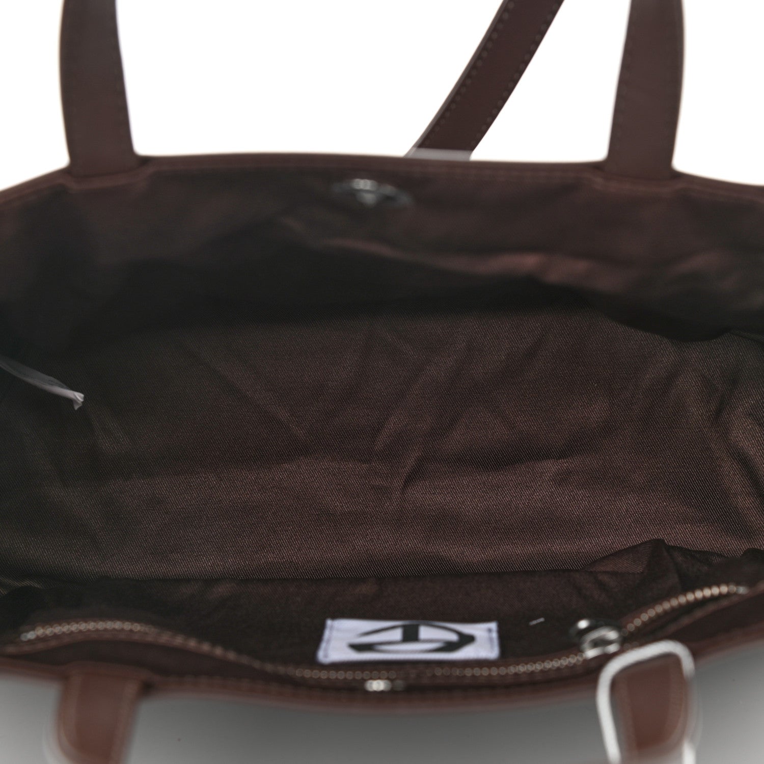 Telfar Vegan Leather Medium Shopping Bag Chocolate 4 of 12