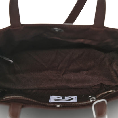 Telfar Vegan Leather Medium Shopping Bag Chocolate 4 of 12