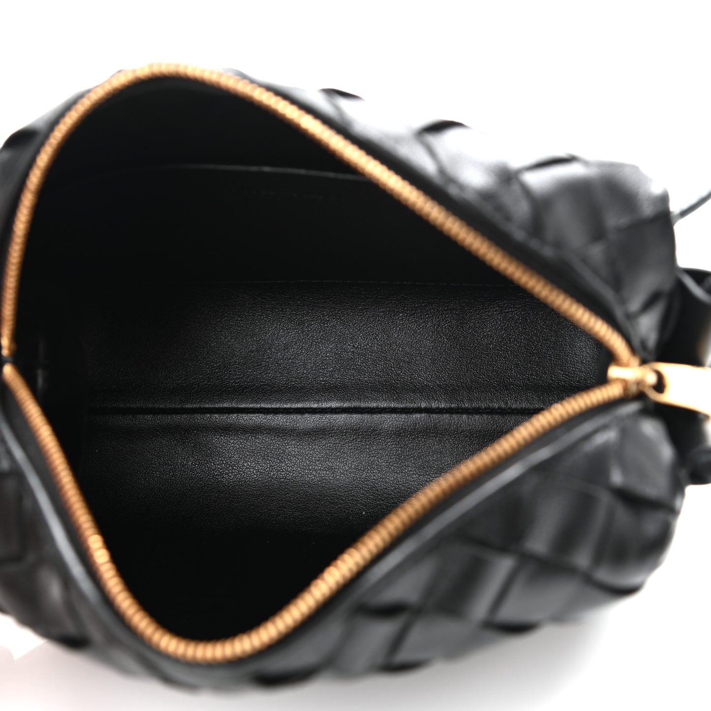 Nappa Intrecciato Mini Loop Camera Bag Black