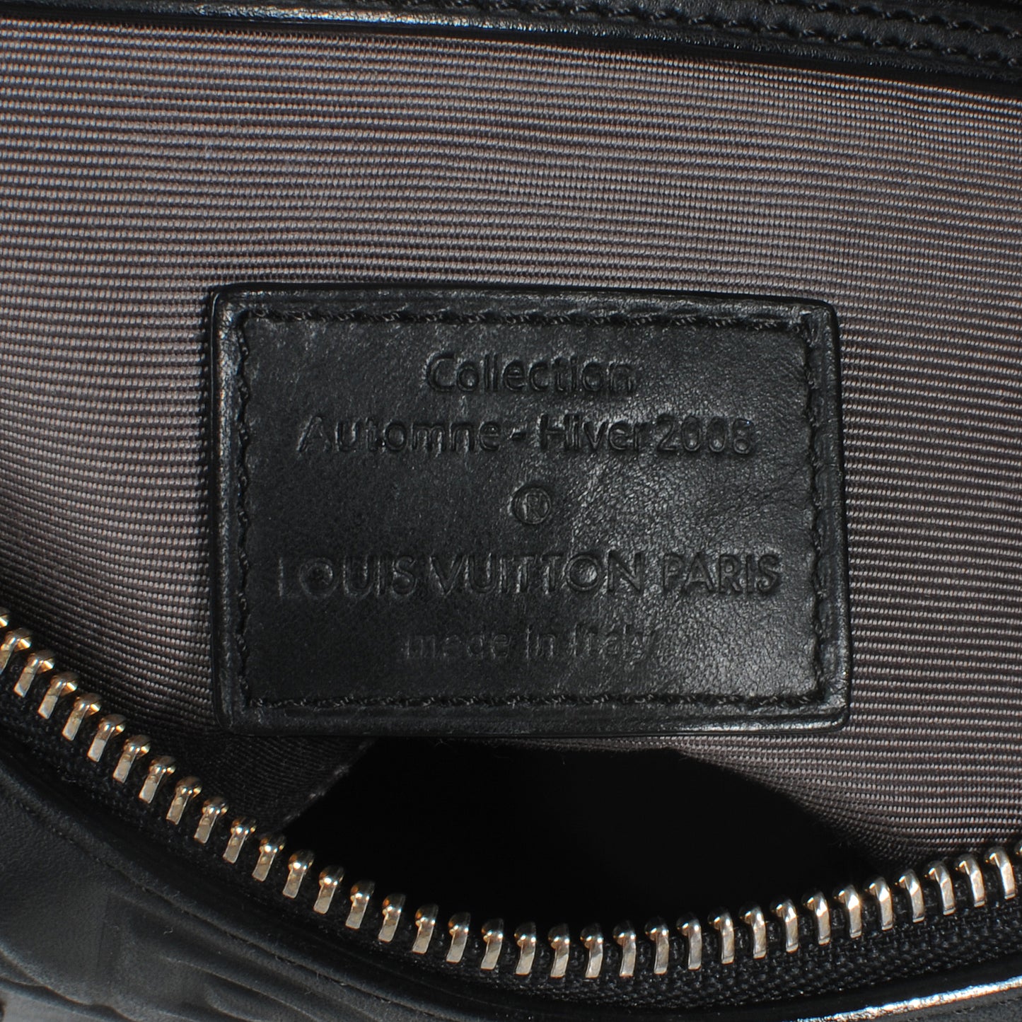 Calfskin Embossed Mini Cube Speedy Black