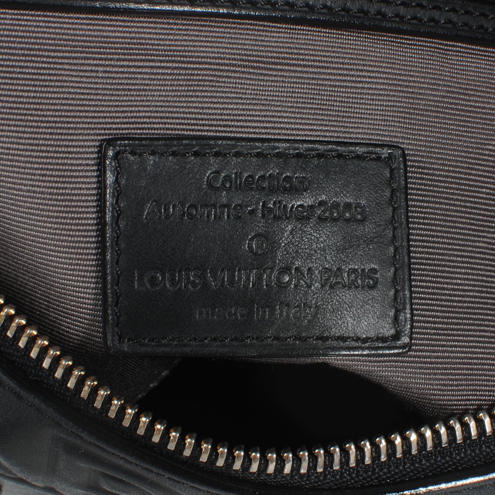 Louis Vuitton Calfskin Embossed Mini Cube Speedy Black 5 of 7