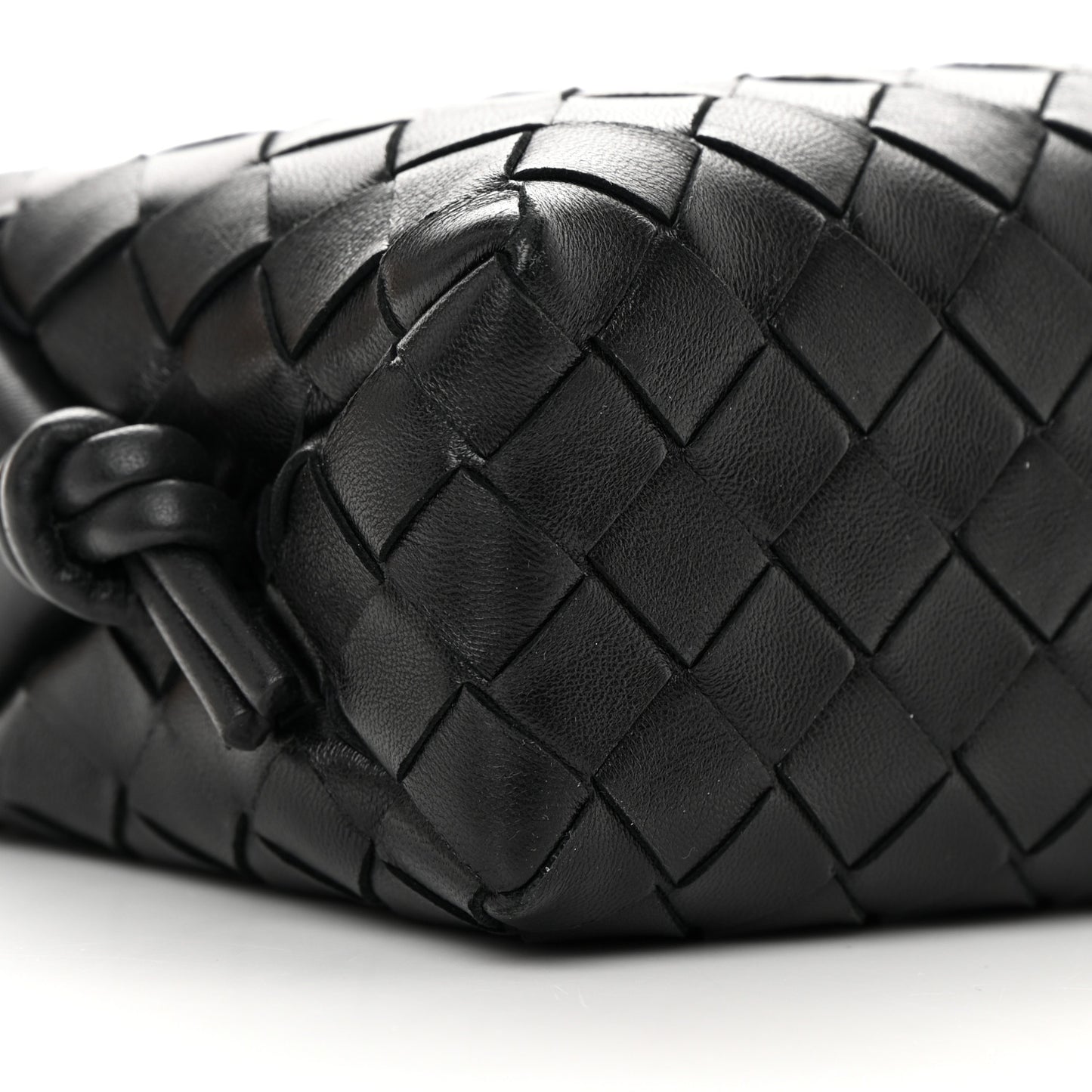 Nappa Intrecciato Mini Loop Camera Bag Black