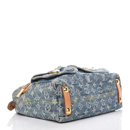 Louis Vuitton Monogram Denim Baggy PM Blue 5 of 15