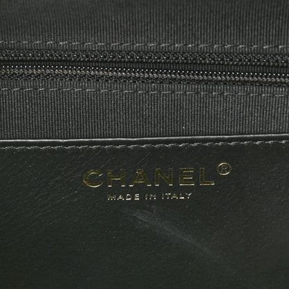 Chanel Caviar Quilted CC Small Top Handle Vanity Case Black 6 of 10