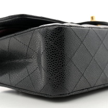 Chanel Caviar Quilted Medium Double Flap Black 9 of 11