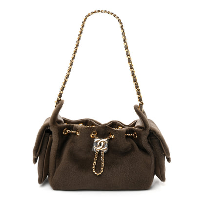 Chanel Pony Hair Mini Chanel 25 Handbag Dark Khaki 1 of 20