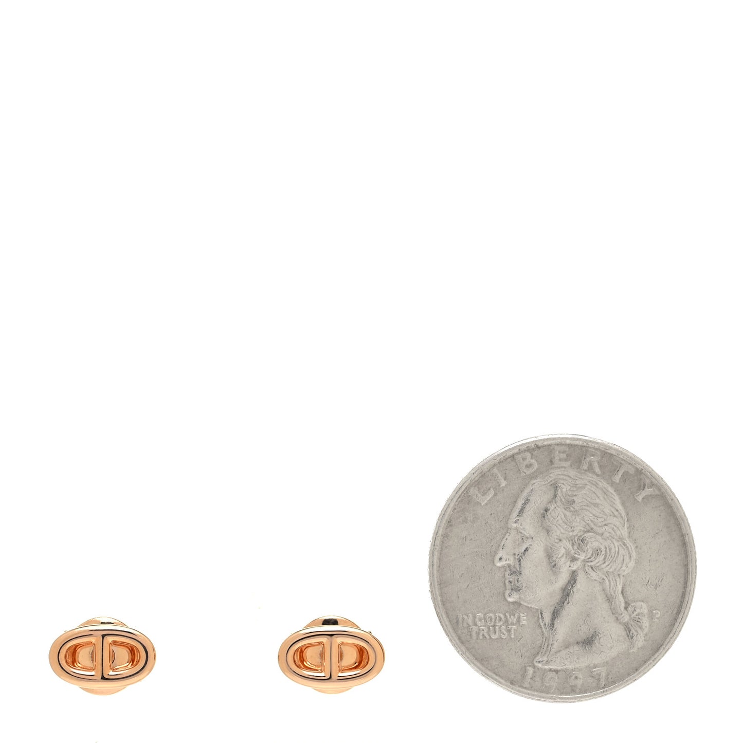 18K Rose Gold TPM Farandole Stud Earrings