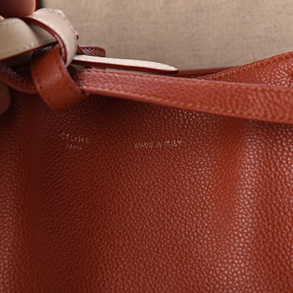 Celine Soft Grained Calfskin Medium Cabas Phantom Brick 11 of 11