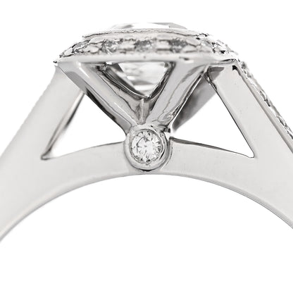 Tiffany Platinum Diamond .41ct Legacy Engagement Ring 52 6 7 of 9