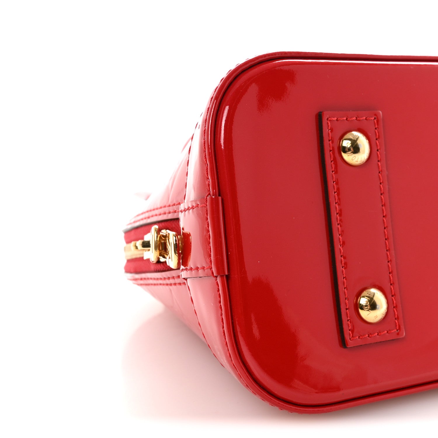 Louis Vuitton Vernis Alma BB Cherry 8 of 9