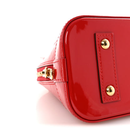 Louis Vuitton Vernis Alma BB Cherry 8 of 9