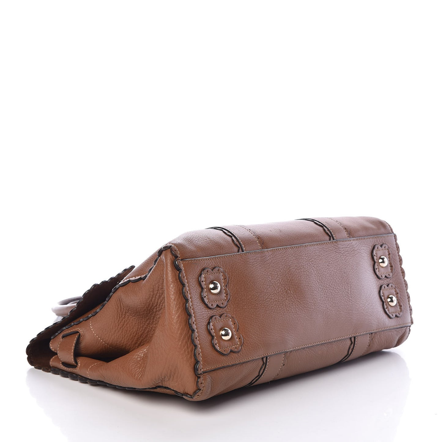 Soft Matte Leather Cookie Bayswater Satchel Oak