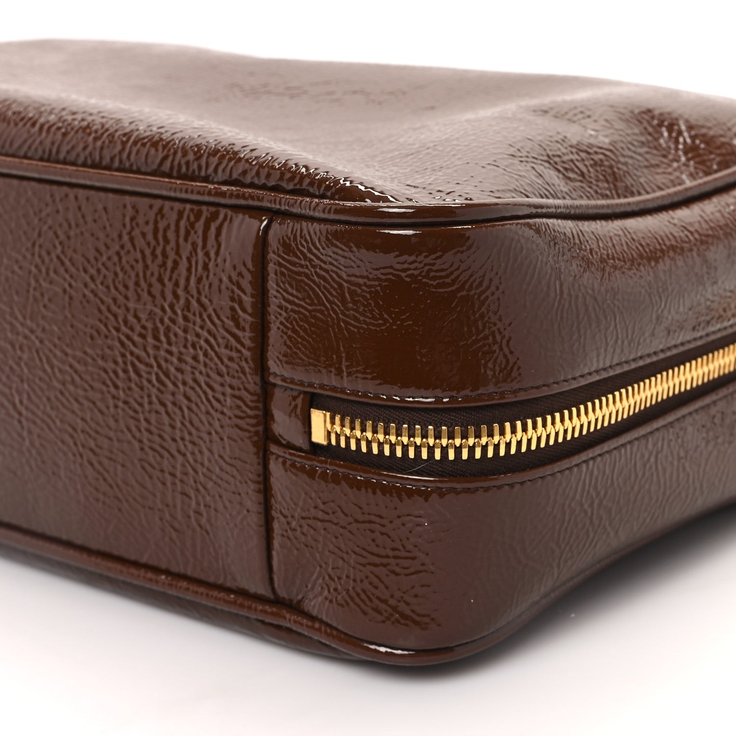 Naplak Patent Beau Top Handle Bag Palissandro