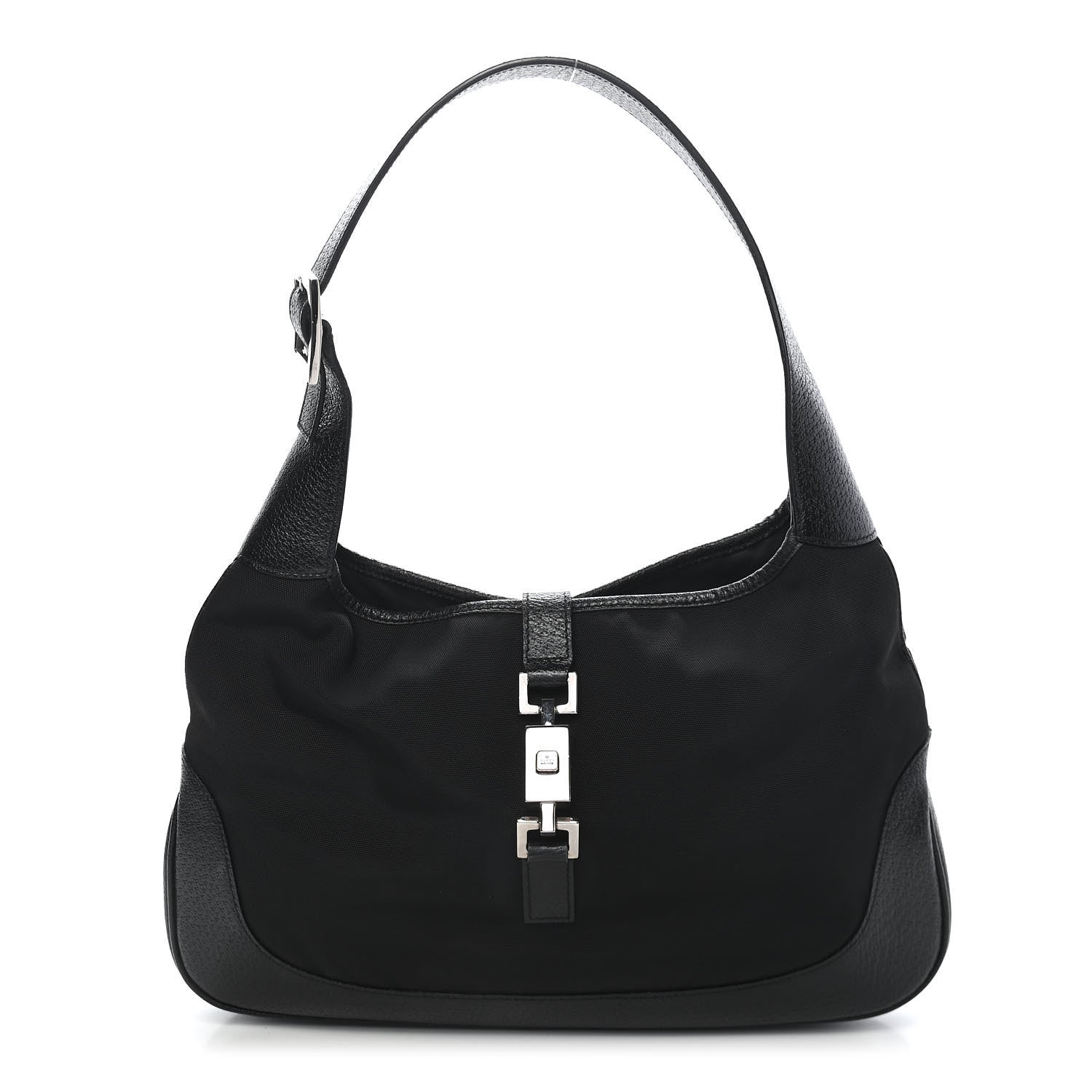 Gucci Canvas Small Jackie O Hobo Black 1 of 8