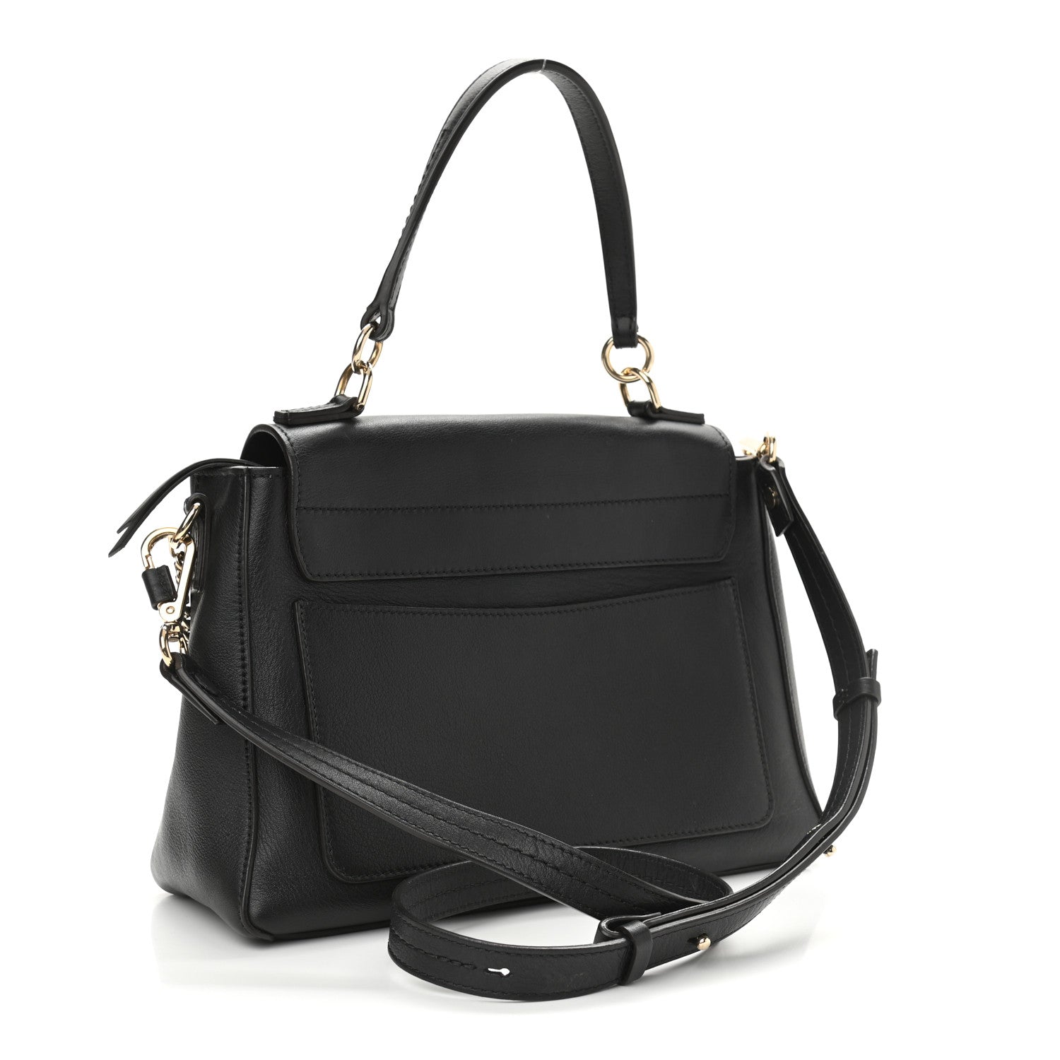 Chloe Calfskin Medium Faye Day Shoulder Bag Black 3 of 15