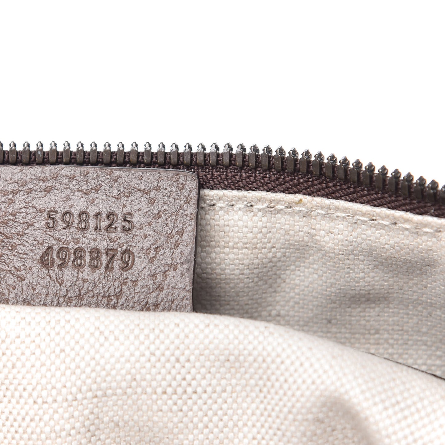 GG Supreme Monogram Web Small Ophidia Half Moon Hobo Brown