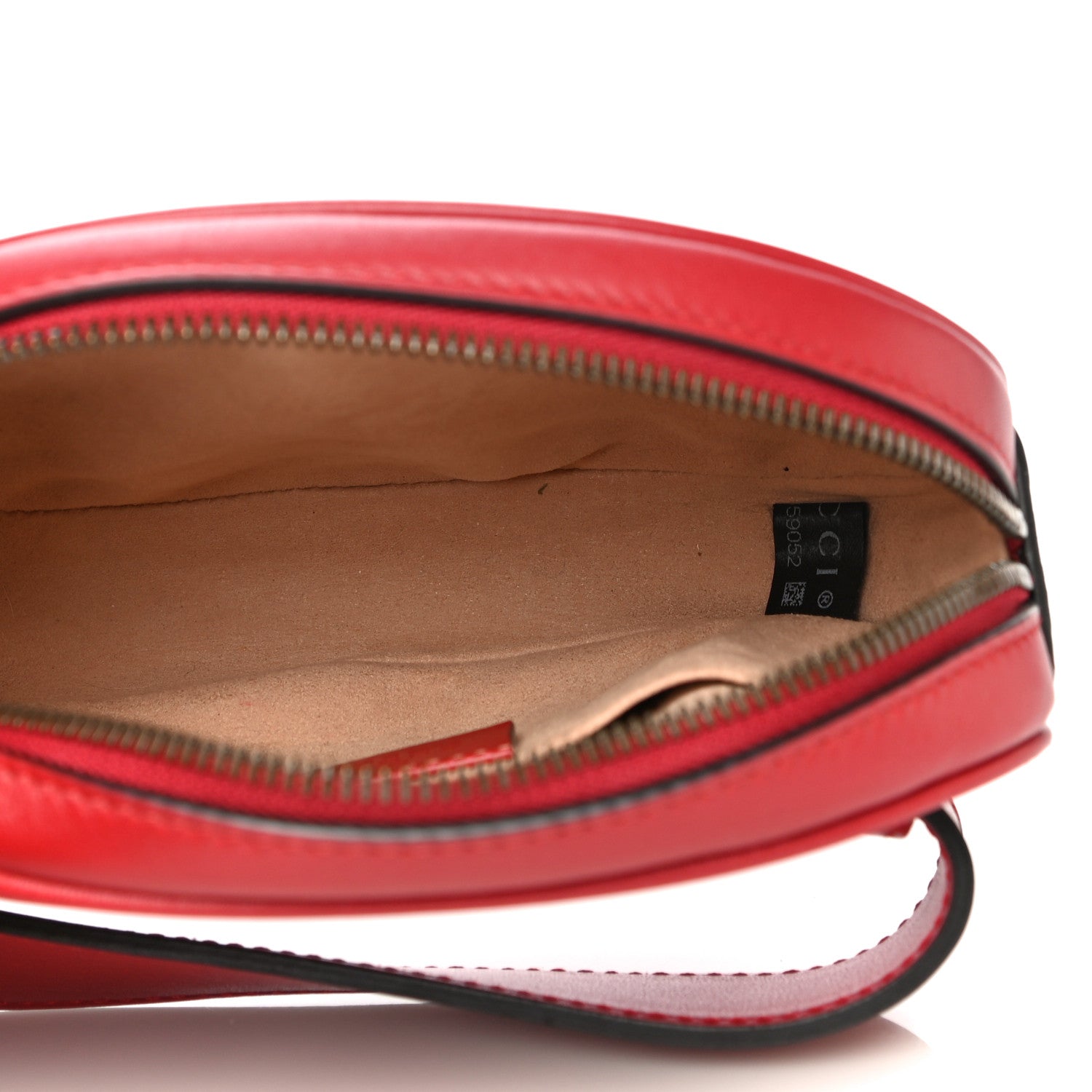 Gucci Calfskin Matelasse GG Marmont Belt Bag 75 30 Hibiscus Red 5 of 12