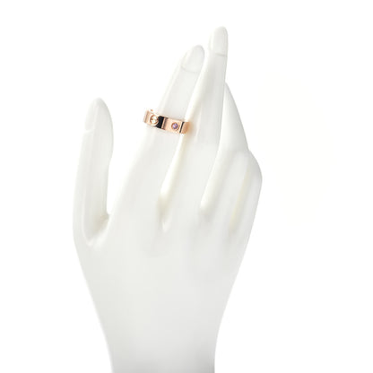 Cartier 18K Pink Gold Pink Sapphire 5.5mm LOVE Ring 48 4.5 2 of 4