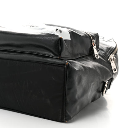 Dolce & Gabbana Calfskin Coated Canvas Vulcano Backpack Black 9 of 12