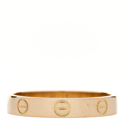 Cartier 18K Yellow Gold 3.5mm LOVE Wedding Band Ring 59 8.75 3 of 5