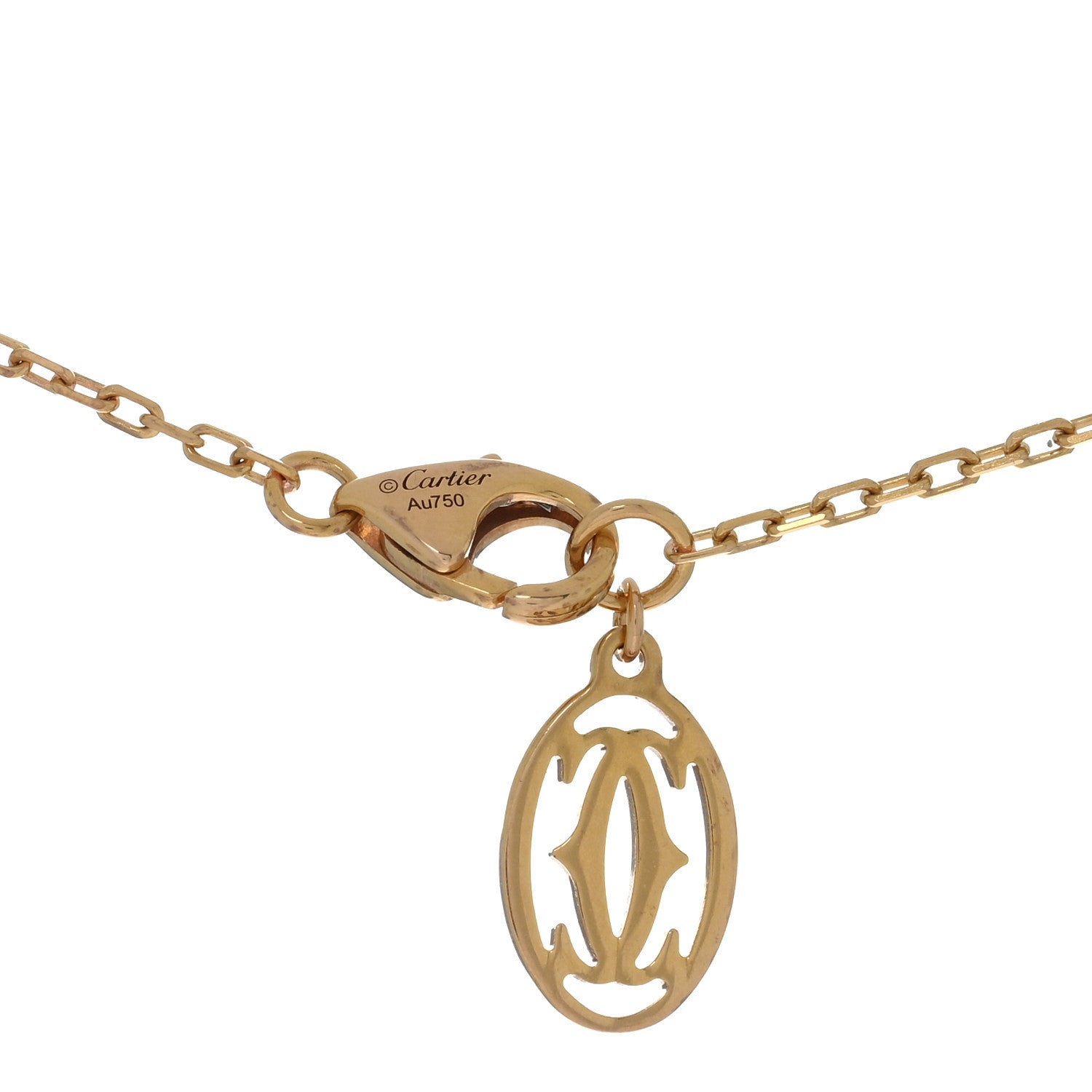 Cartier 18K Pink Gold Diamond SM D'Amour Pendant Necklace 4 of 4
