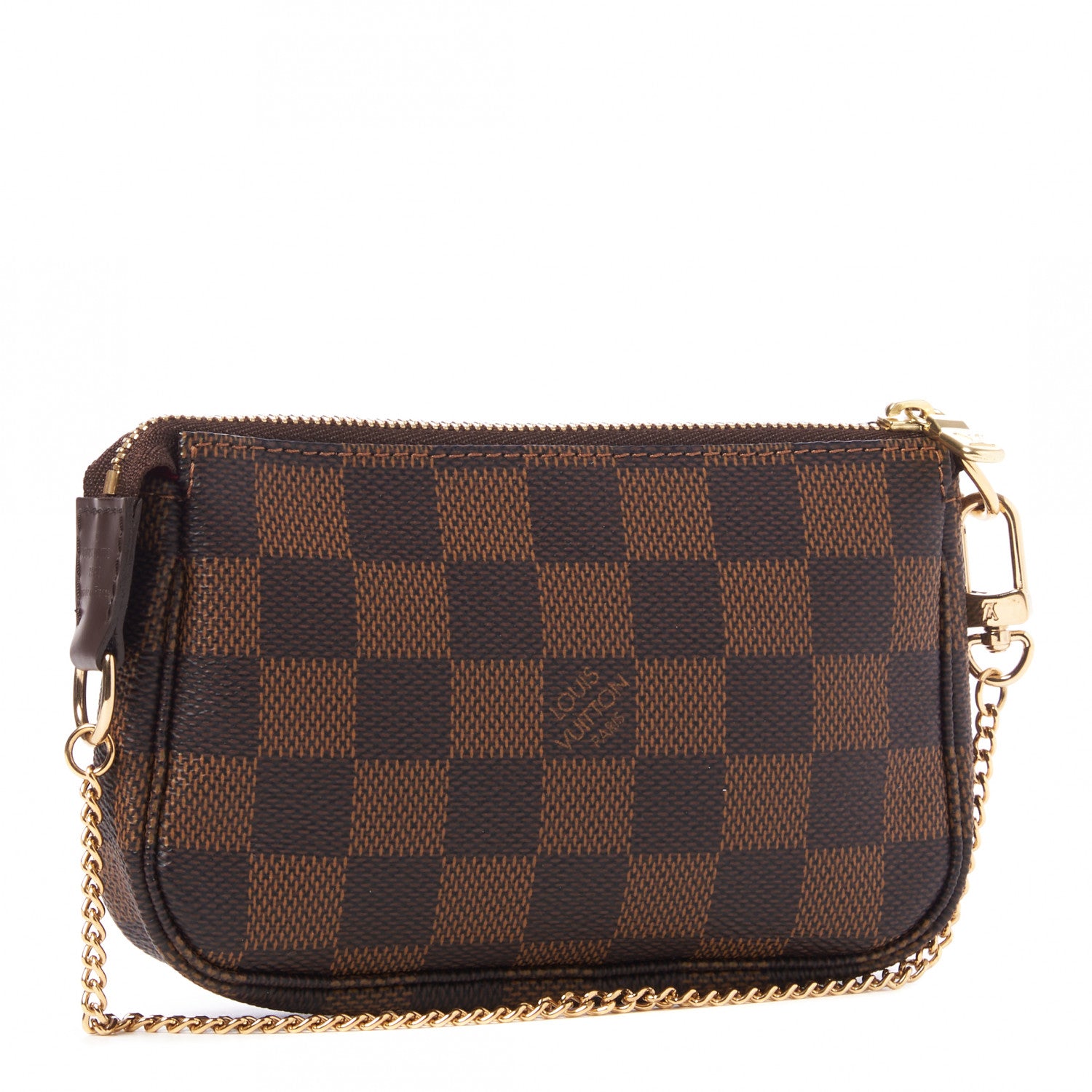 Louis Vuitton Damier Ebene Mini Pochette Accessories 2 of 8