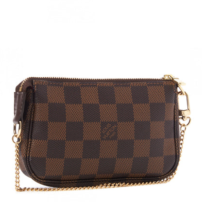 Louis Vuitton Damier Ebene Mini Pochette Accessories 2 of 8