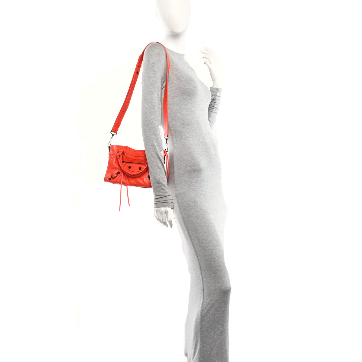 Balenciaga Agneau Arena Classic Hardware Mini City Pop Orange 2 of 10