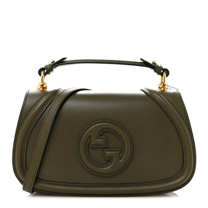 Gucci Roxy Calfskin Medium Blondie Top Handle Bag Luscious Green 1 of 11