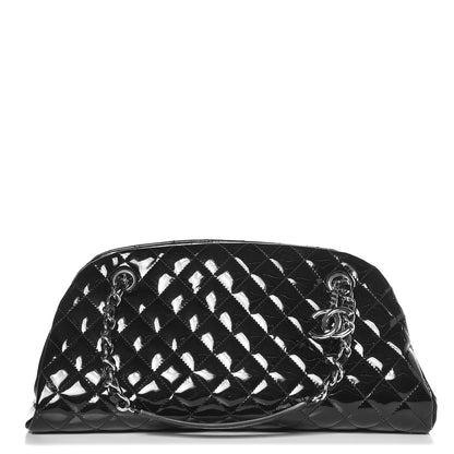 Chanel Patent Quilted Medium Just Mademoiselle Black 1 of 7