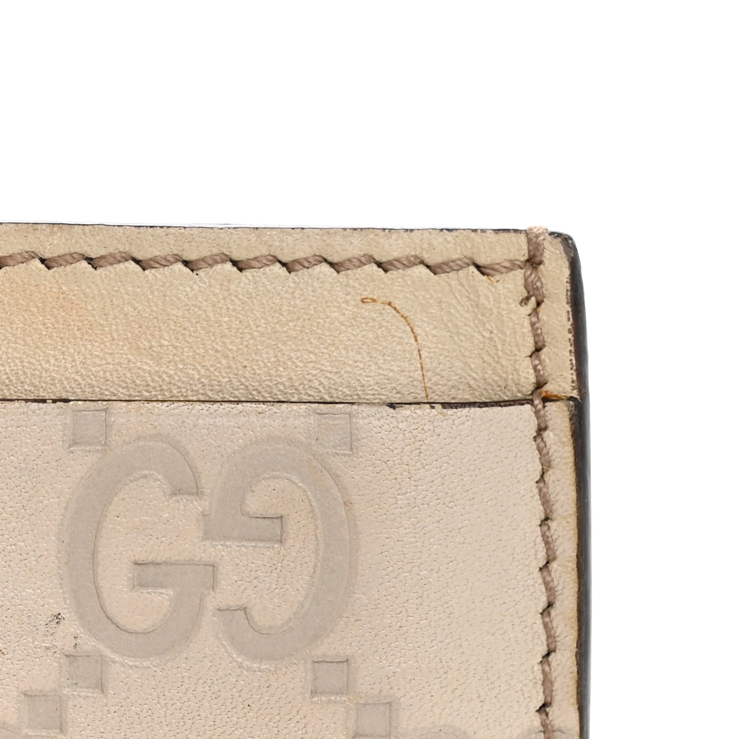 Gucci Guccissima Card Holder White 15 of 15