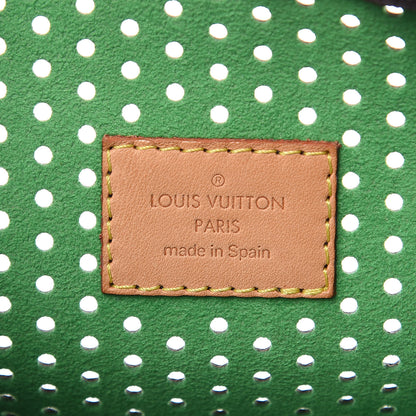 Louis Vuitton Monogram Perforated Pochette Accessories Bag Green 6 of 11