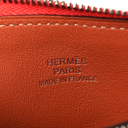 Hermes Evercolor Small Atout Pouch Rose Texas Blush 6 of 8