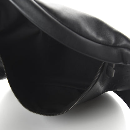 Louis Vuitton Calfskin Monogram Shadow Discovery Bumbag Black 5 of 9