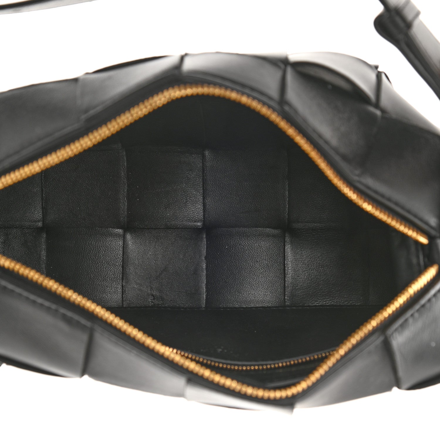 Bottega Veneta Lambskin Maxi Intrecciato Brick Cassette Bag Black 5 of 10