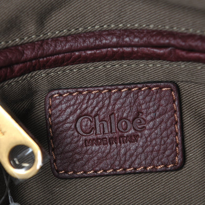 Chloe Calfskin Medium Marcie Satchel Wine Purple 7 of 8