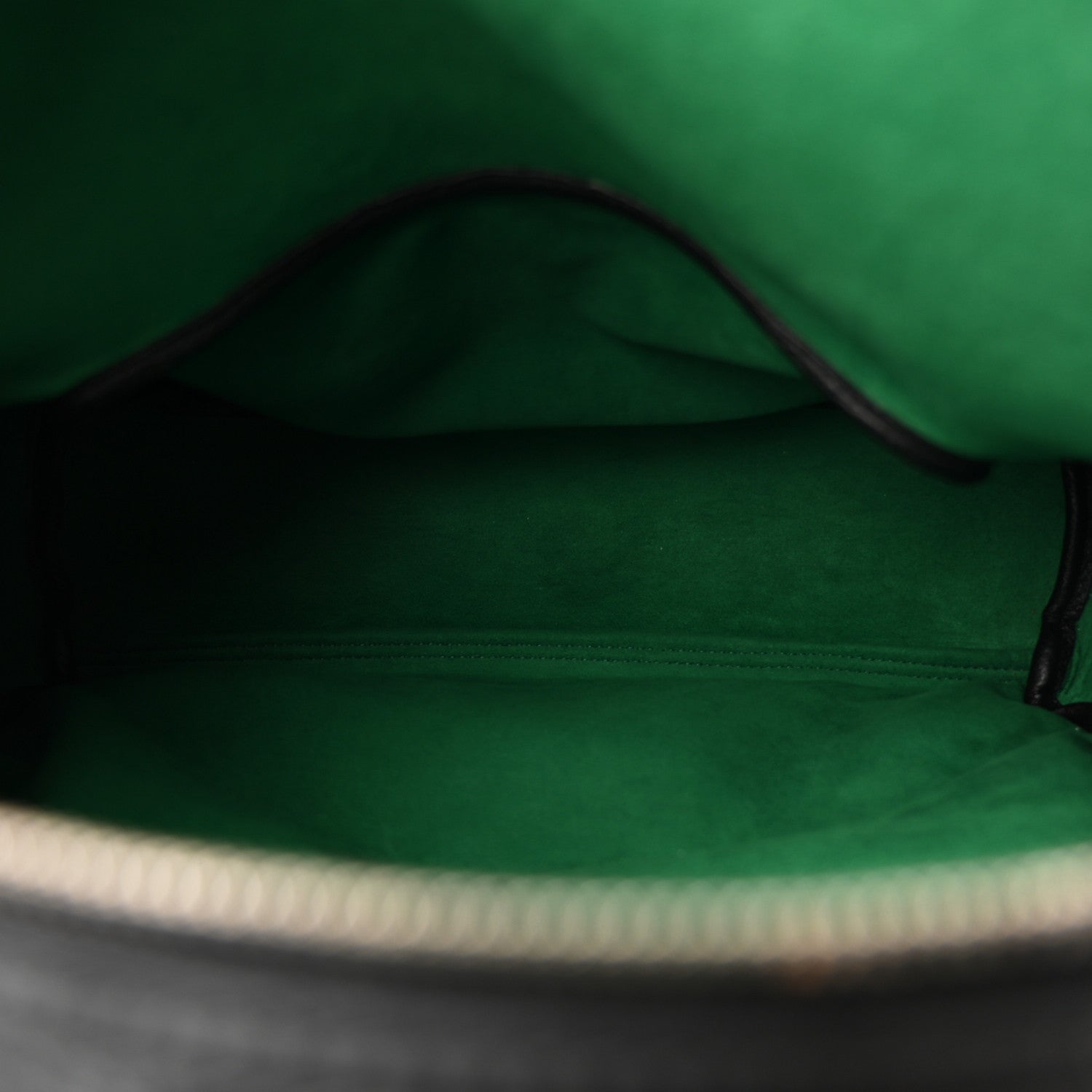 Gucci Calfskin Jumbo GG Embossed Medium Backpack Black 5 of 10