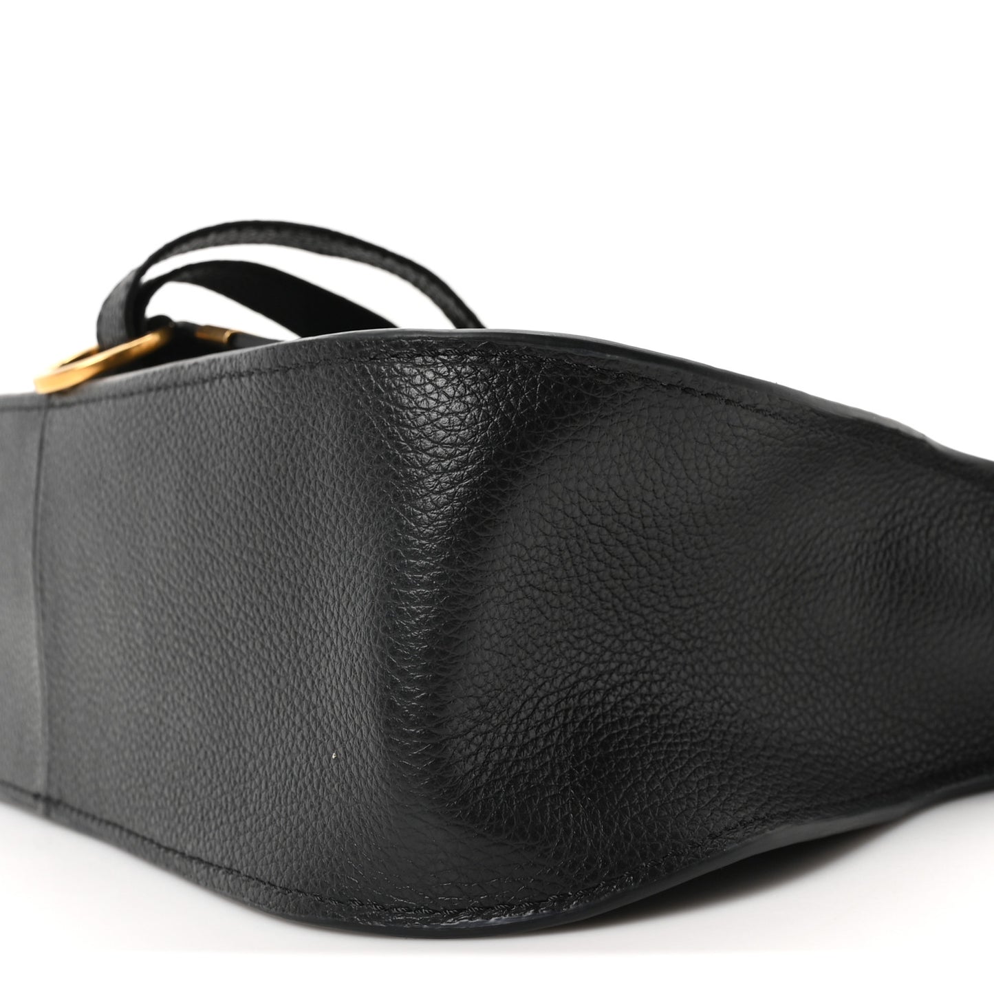 Calfskin Small Marcie Satchel Black