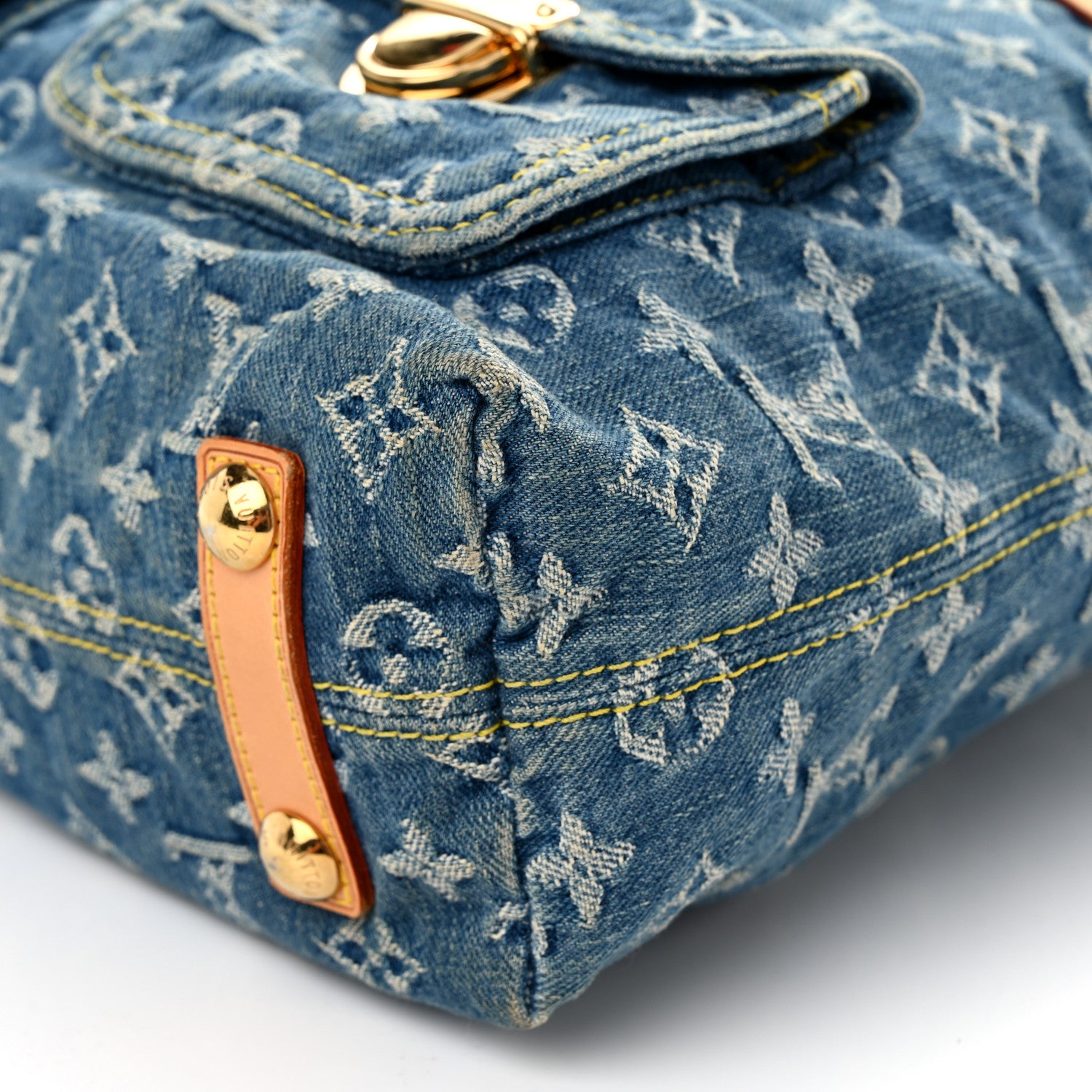 Louis Vuitton Denim Baggy GM Blue 8 of 10