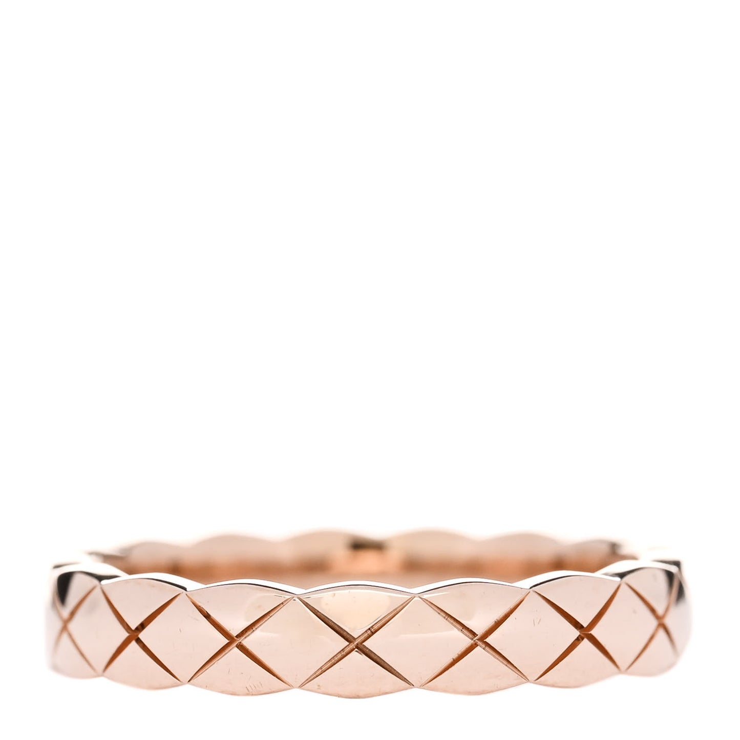 18K Beige Gold Mini Coco Crush Ring 49 4.75