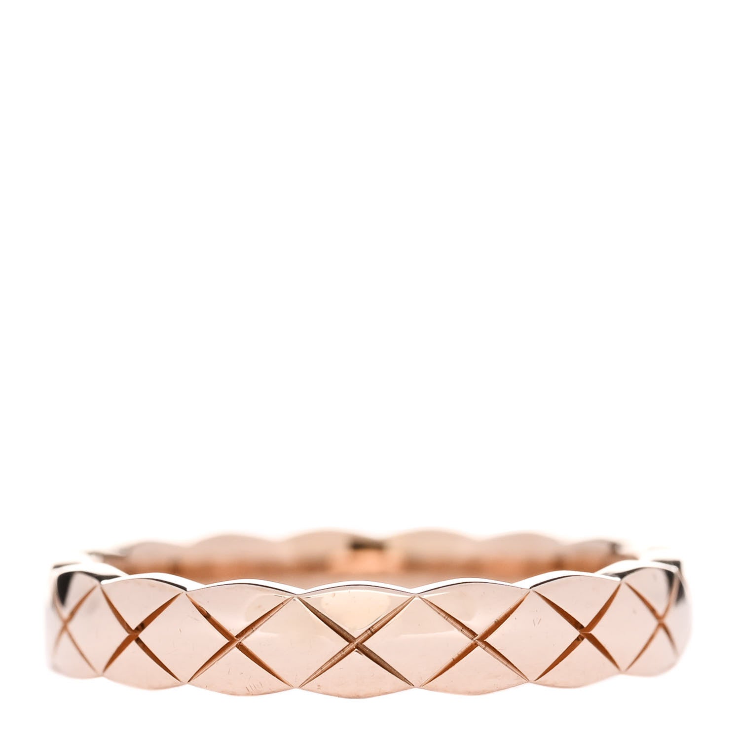 Chanel 18K Beige Gold Mini Coco Crush Ring 49 4.75 3 of 5