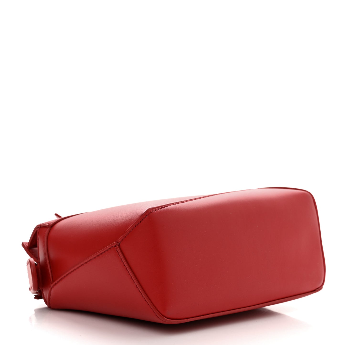 Calfskin Mini Puzzle Edge Bag Pomodoro
