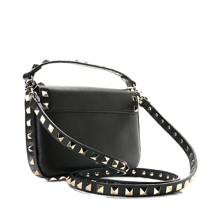 Valentino Garavani Vitello Rockstud Crossbody Pouch Black 2 of 12