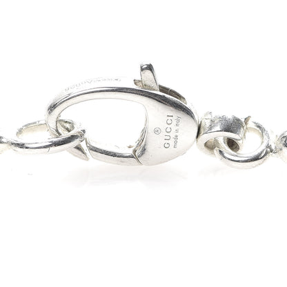 Gucci Sterling Silver Britt Heart Pendant Necklace 4 of 4